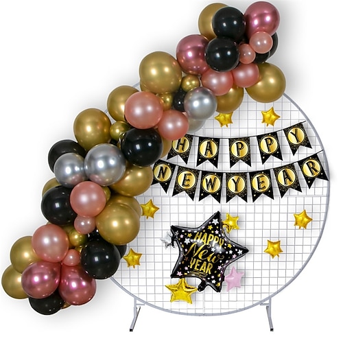 

1 set Birthday Stars Number Festival / Party Banner Garland Balloon for Gift Decoration Party 29.527.2 inch Paper Emulsion