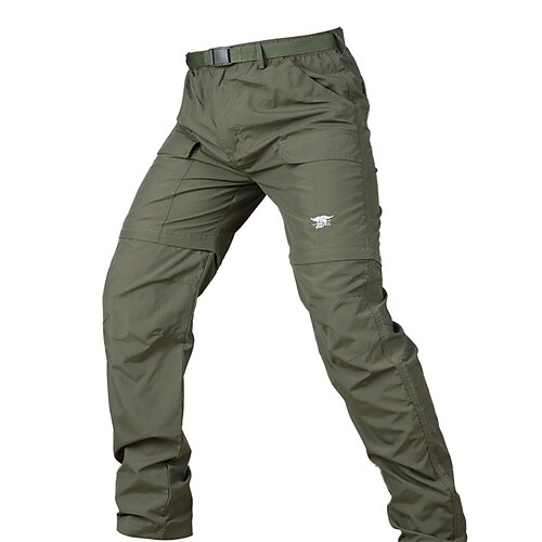 

Men's Cargo Pants Trousers Work Pants Multi Pocket Solid Color Comfort Breathable Casual Daily Streetwear Sports Fashion Green Khaki Micro-elastic