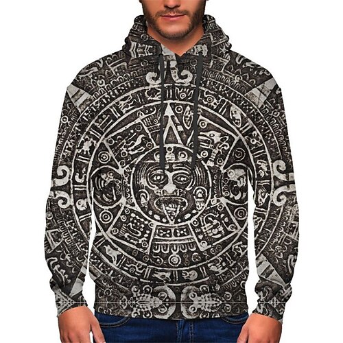 

Men's Unisex Hoodie Pullover Hoodie Sweatshirt Graphic Prints Pocket Print Hooded Sports Outdoor Daily Sports 3D Print Basic Casual Hoodies Sweatshirts Long Sleeve Black