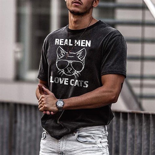 

Men's Unisex T shirt Tee Hot Stamping Graphic Prints Letter Crew Neck Street Daily Print Short Sleeve Tops Designer Casual Big and Tall Sports Black / Summer / Summer