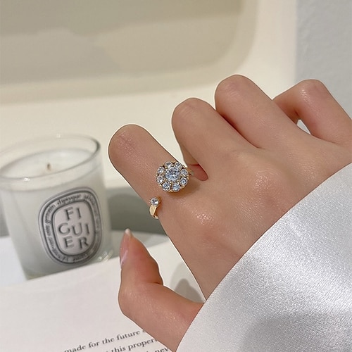 

Open Ring Wedding Geometrical Silver Gold Alloy Precious Fashion Korean Fidget 1PC / Women's / Gift