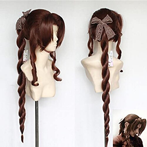 

Gainsborough Long Braided Brown Wig VII FF7 Heat Resistant Hair Cosplay Wigs