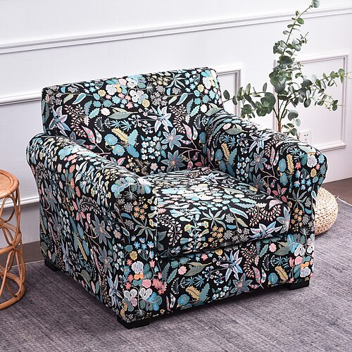 

Floral Printed Sofa Cover Couch Cover Home Decor Slipcovers with 1/2/3 Seat Cushion Cover for Arm Chair/Loveseat/SofaStretch Furniture Protector for Living Room Kids Pets