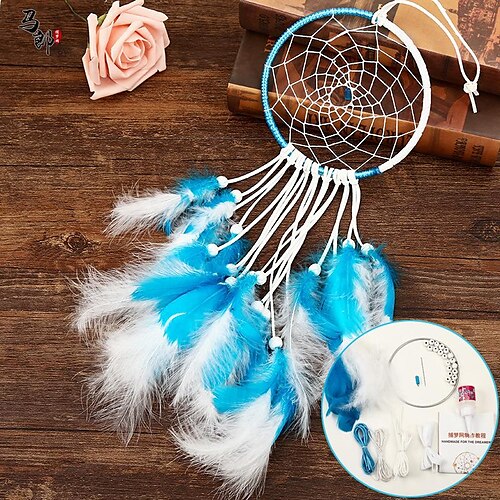 

malang feather dream catcher pendant diy material bag ins girl heart student gift creative craft dream catcher