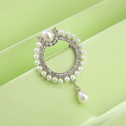 

Women's Brooches Creative Boho Brooch Jewelry White For Daily