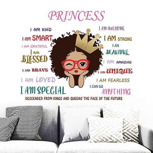 

Background Decals Can Be Removed From The Children's Lliving Room In The Princess Crown Bedroom