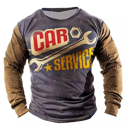 

Men's Unisex Sweatshirt Pullover Brown Crew Neck Color Block Letter Graphic Prints Patchwork Print Daily Sports Holiday 3D Print Streetwear Designer Casual Spring & Fall Clothing Apparel Hoodies