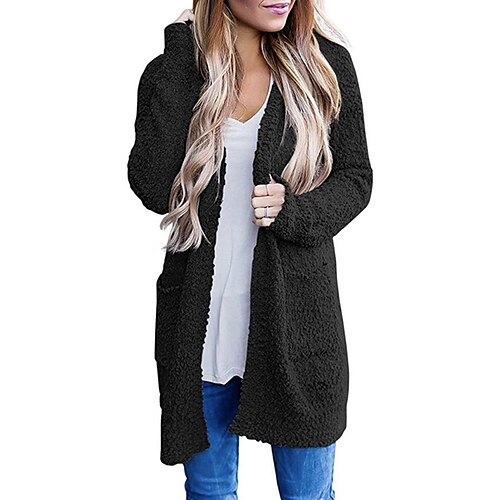 

Mulheres Sueter Cardigan Saltador Estriado Tricotar Bolsos Tricotado Cor imaculada Decote V à moda Casual Ao ar livre Diário Inverno Outono Verde Amarelo S M L / Manga Longa / Normal / Para Noite