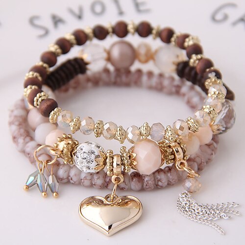 

Women's Bracelets Fashion Street Heart Bracelets Bangles