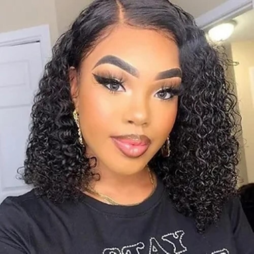 

Short Bob Side Part Wig Lace Front Human Hair Wigs Body Wave Bob 13x4x1 Lace Frontal Wig For Women Pixie Cut Wig Human Hair Pre Plucked wavy