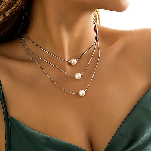 

Femme Colliers Chic et moderne Plein Air Géométrie Collier