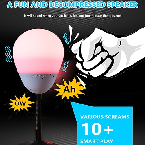 

LED Colorful Desk Lamp Percussion Entertainment Decompression Toy Portable Bluetooth Speaker Touch Decompression Smart Light