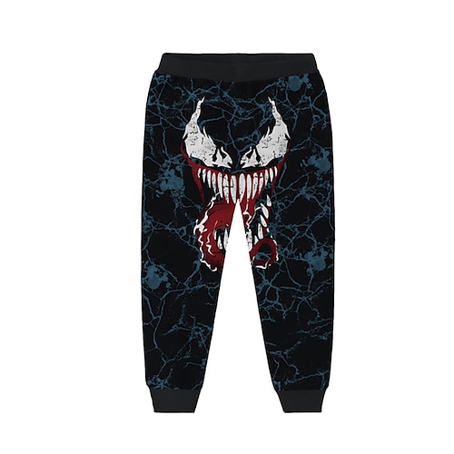 

Kids Boys Pants Blue Graphic Animal Fall Winter 3D Print Street 3-12 Years