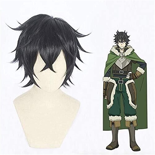 

The Rising of Shield Hero Relive the Animation Anime The Rising Of The Shield Hero Cosplay Wigs Naofumi Iwatani Cosplay Heat Resistant Synthetic Wig Hair Halloween Party Wig