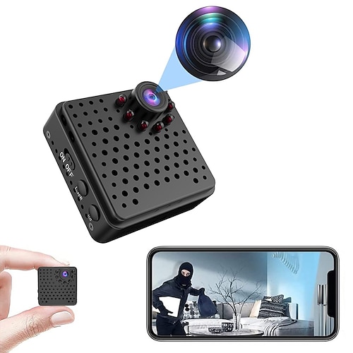 

W18 Mini WiFi Camera with Audio Small Baby Cam 1080P Wireless Portable Motion Detection Night Vision Security IP Camera