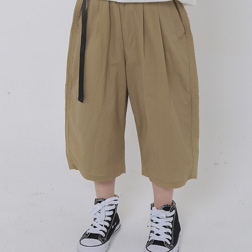 

Kids Boys Pants Solid Colored Active Casual Cotton 2-9 Years Fall Khaki