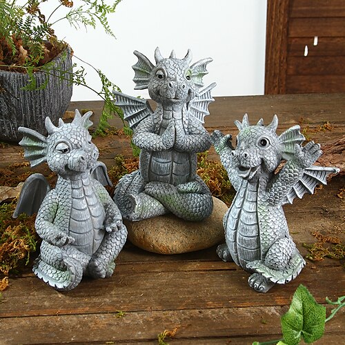 

Dinosaur Resin Modern Contemporary for Home Decoration Gifts 1PC