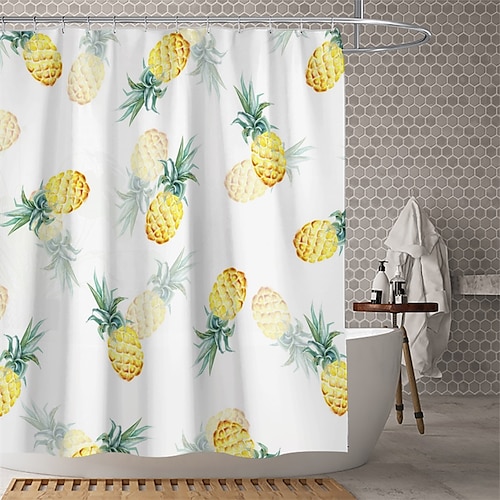 

Waterproof Fabric Shower Curtain Bathroom Decoration and Floral / Botanicals and Modern and Classic Theme.The Design is Beautiful and DurableWhich makes Your Home More Beautiful.