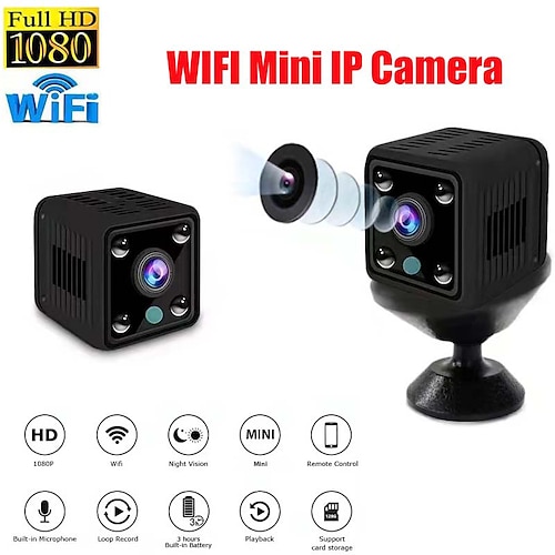 

X6 Mini WiFi Network HD 1080P Wireless Security Surveillance Micro Camera Night Vision Smart Home Motion Monitor