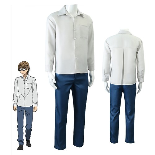 

Inspired by Uncle From Another World Takafumi Takaoka Anime Cosplay Costumes Japanese Cosplay Suits Blouse Pants For Men's
