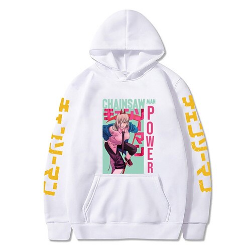 

Inspired by Chainsaw Man Denji Hoodie Cartoon Manga Anime Front Pocket Graphic Hoodie For Women's Adults' Hot Stamping 100% Polyester