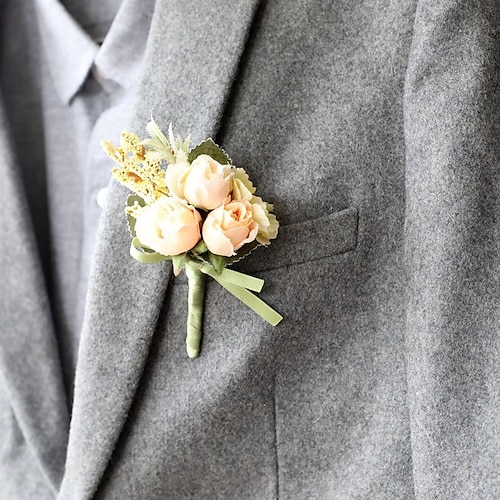 

Wedding wrist flowers Boutonnieres Wedding / Wedding Party Artificial Flower Modern Contemporary