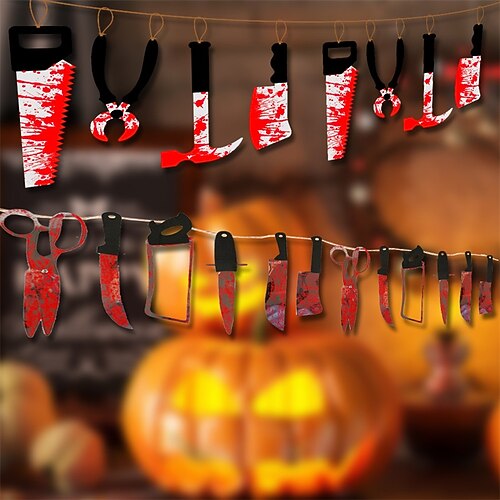 

1 set Halloween Festival / Party Banner Garland for Gift Decoration Party 7.8715.0 inch Paper