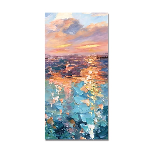 

Oil Painting Handmade Hand Painted Wall Art Abstract Landscape Canvas Painting Home Decoration Decor Stretched Frame Ready to Hang