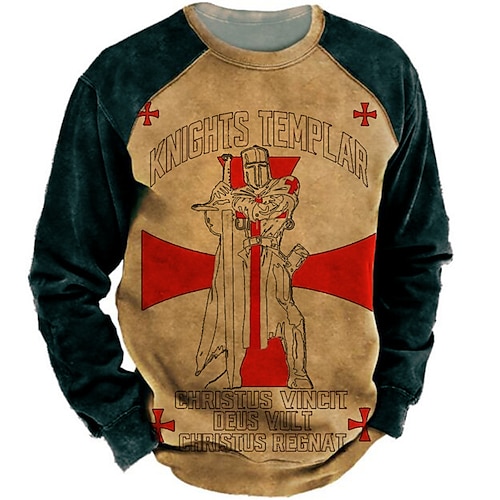 

Hombre Unisexo Sudadera Pull-over Marrón Cuello Barco Bloque de color Estampados Estampado Diario Deportes Festivos Impresión 3D Vintage Ropa de calle Design Primavera Otoño Ropa General Sudaderas