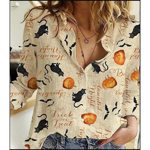 

Shirt Leopard Shirt khaki Orange S