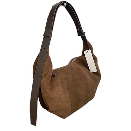 

Women's Shoulder Bag PU Leather Zipper Solid Color Daily Black Brown