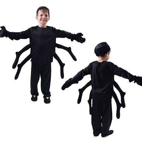 

Spider Party Costume Costume Kid's Boys Cosplay Performance Masquerade Festival / Holiday Polyester Black Easy Carnival Costumes Solid Color / Top / Pants / Hat / Top / Pants