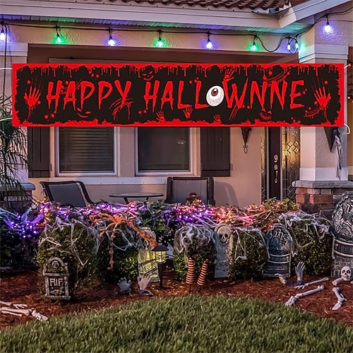 

1pcs Halloween Ghost Festival / Party Banner Garland for Gift Decoration Party 11819.7 inch Fabric