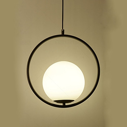 

30 cm Circle / Round Design Geometric Shapes Pendant Light Metal Artistic Style Modern Style Classic Electroplated Modern Nordic Style 85-265V