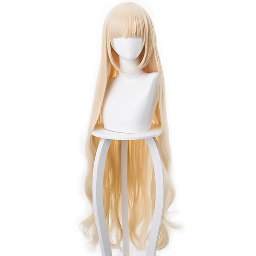 

Arknights Cosplay Cosplay Wigs Women's Unisex Layered Haircut Asymmetrical 32 inch Heat Resistant Fiber Natural Straight Blonde Teen Adults' Anime Wig