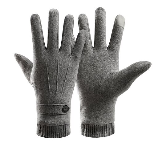 

Men's Touchscreen Gloves Warm Winter Gloves Gift Daily Solid / Plain Color Acrylic Fibers Simple 1 Pair