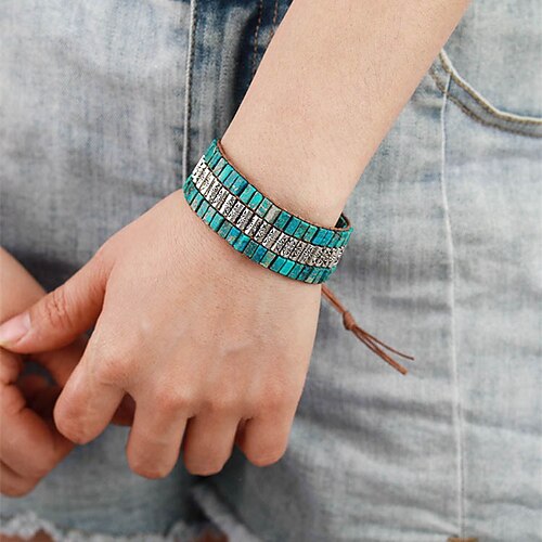 

Women's Bracelets Ethnic Style Street Geometry Bracelets Bangles