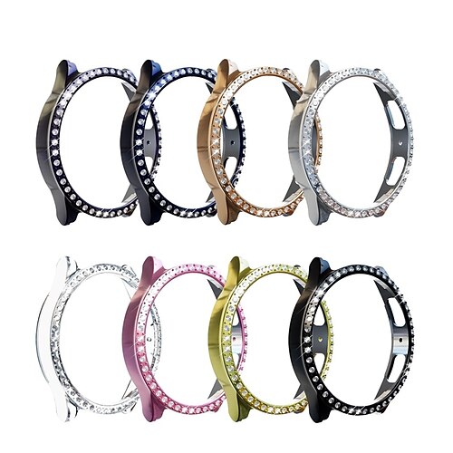 

1 Pack Watch Case with Screen Protector Compatible with Samsung Galaxy Watch 5 40mm / Watch 5 44mm / Watch 5 Pro 45MM Scratch Resistant Ultra-thin Bling Diamond PC Watch Cover