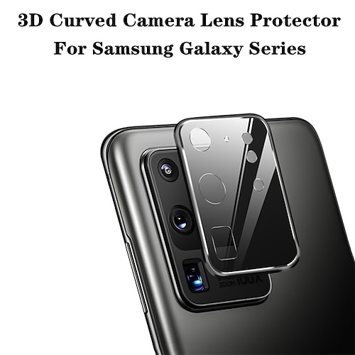 

[1 Pack] Phone Camera Lens Protector For Samsung A73 A53 A33 S22 S21 S20 Plus Ultra S21 FE A51 A72 A52 A42 Tempered Glass High Definition (HD) 9H Hardness Scratch Proof Phone Accessory