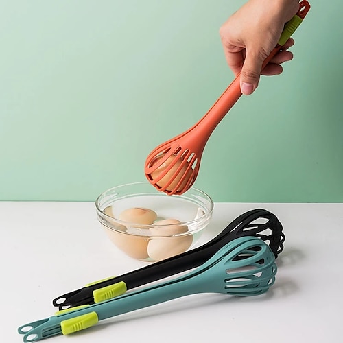 

Multifunctional Egg Beater Egg Milk Whisk Mixer Manual Stirrer Cooking Pasta Tongs Food Clips Kichen Cream Bake Tool Accessories