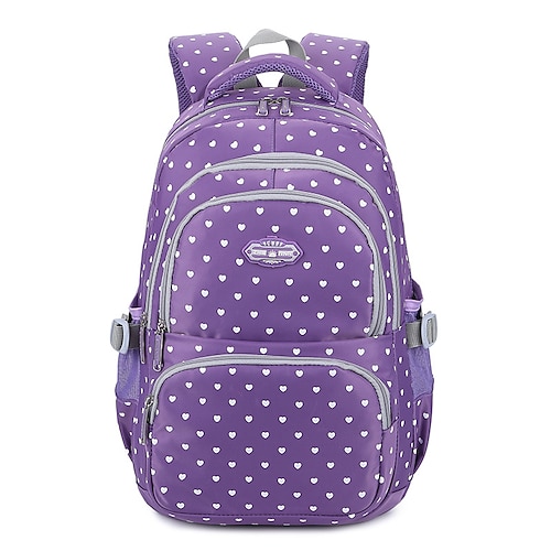 

School Backpack Bookbag Multicolor for Student Boys Girls Water Resistant Wear-Resistant Breathable Nylon School Bag Back Pack Satchel 21 inch