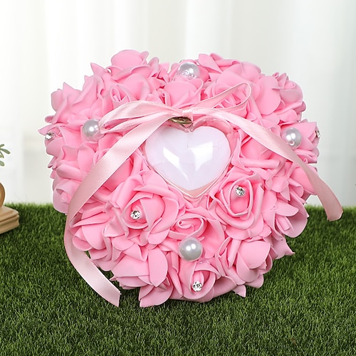 

Flower Nonwovens Ring Pillow Heart All Seasons