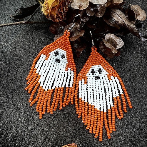 

Women's Earrings Fashion Halloween Color Block Earring