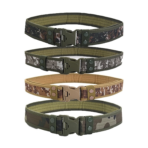 

Men's Waist Belt Sports Outdoor Outdoor Hiking Army Green Belt Tie Dye