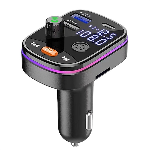 

Q10 Bluetooth-bilsett Bil håndfri blåtann Bil MP3 FM-modulator FM-sendere FM-radio Bil