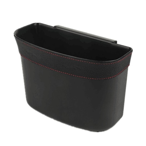 

1pcs Car Door Trash Can Keep Car Clean Easy to Install Durable Leather For SUV Truck Van