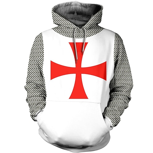 

Inspired by The Last Templar Crusader Knights Templar Crusader Hoodie Cartoon Manga Anime Front Pocket Graphic Hoodie For Men's Women's Unisex Adults' 3D Print 100% Polyester