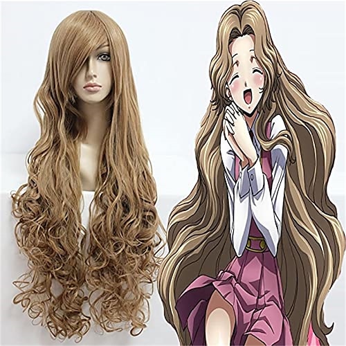 

Code Geass Nunnally.vi.Britainia Wigs Code Geass Lelouch Of The Rebellion Cosplay Wig Nunnally Lamperouge Cosplay Wigs Heat Resistant Synthetic Halloween Party Wigs