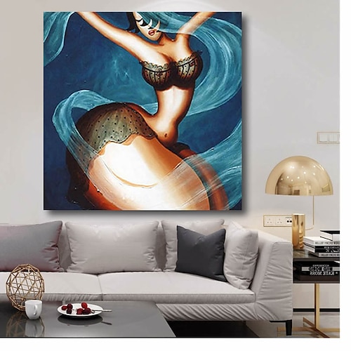 

Oil Painting Handmade Hand Painted Wall Art Abstract Modern Nude Girl Naked Girl Figure Home Decoration Decor Stretched Frame Ready to Hang