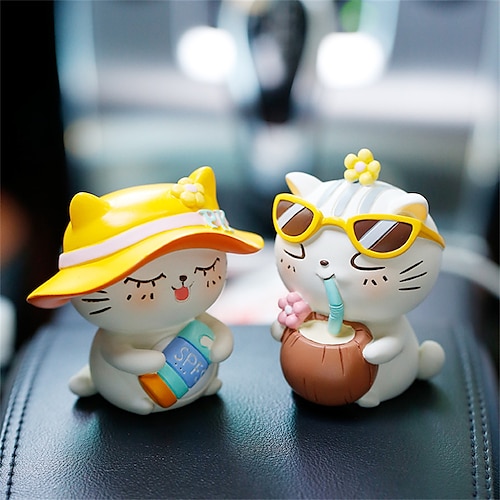 

Car Dashboard Decorations Cute Figure Figurines Cute New Design pedestal Type